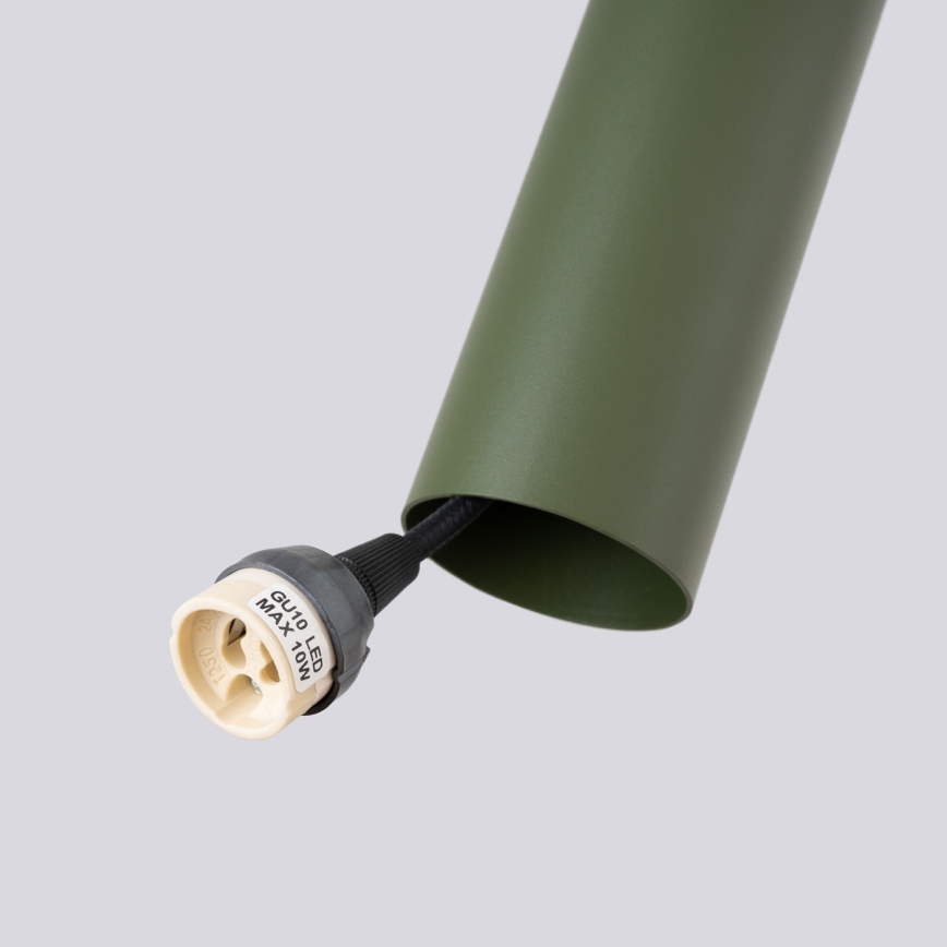Κρεμαστό φωτιστικό οροφής LAGOS 1xGU10/10W/230V πράσινο