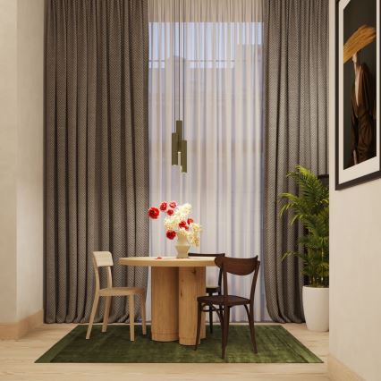 Κρεμαστό φωτιστικό οροφής LAGOS 3xGU10/10W/230V πράσινο