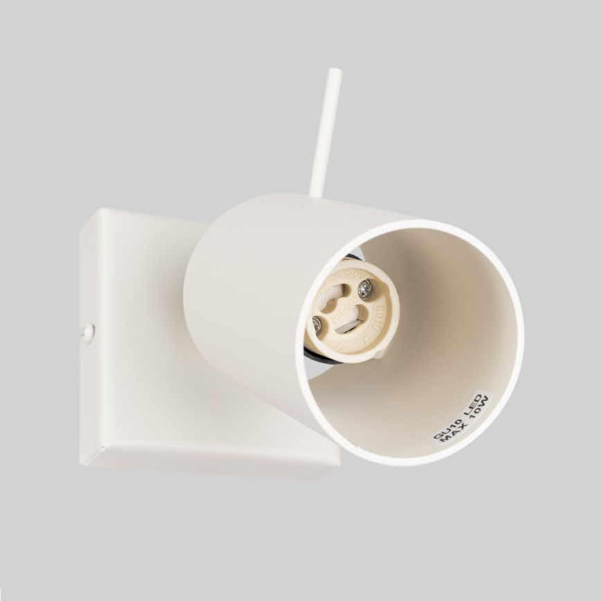 Σποτ τοίχου RING 1xGU10/10W/230V κρεμ