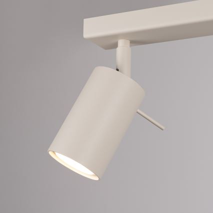 Φωτιστικό σποτ RING 2xGU10/10W/230V κρεμ