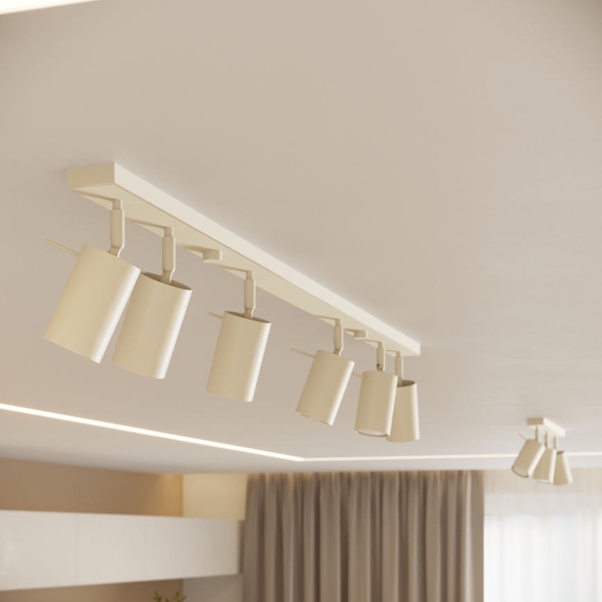 Φωτιστικό σποτ RING 3xGU10/10W/230V κρεμ