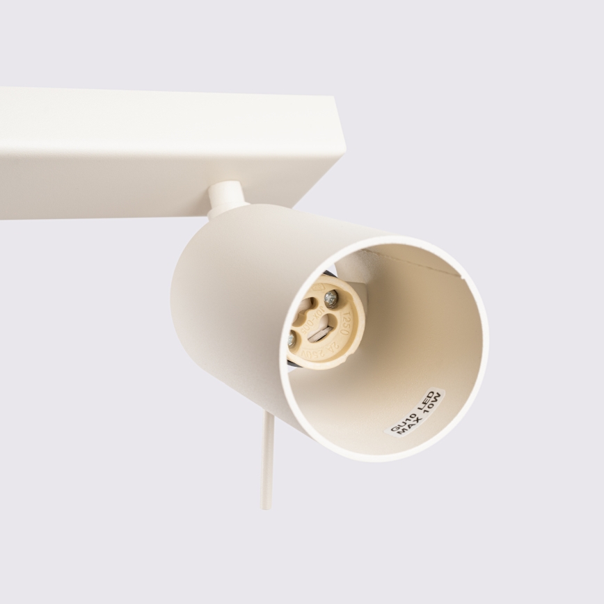 Φωτιστικό σποτ RING 3xGU10/10W/230V κρεμ