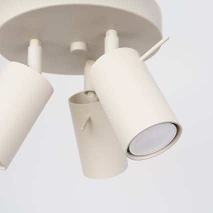 Φωτιστικό σποτ RING 3xGU10/10W/230V κρεμ