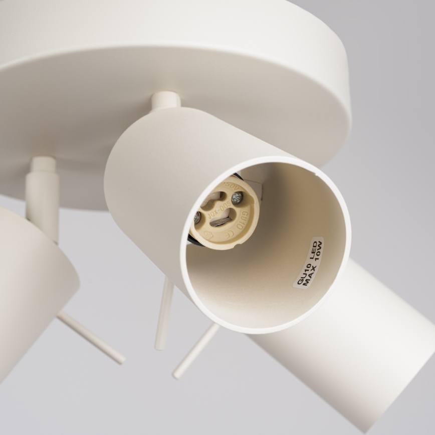 Φωτιστικό σποτ RING 3xGU10/10W/230V κρεμ