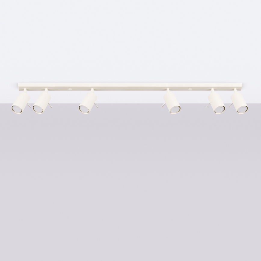 Φωτιστικό σποτ RING 6xGU10/10W/230V κρεμ