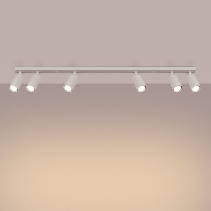 Φωτιστικό σποτ RING 6xGU10/10W/230V κρεμ