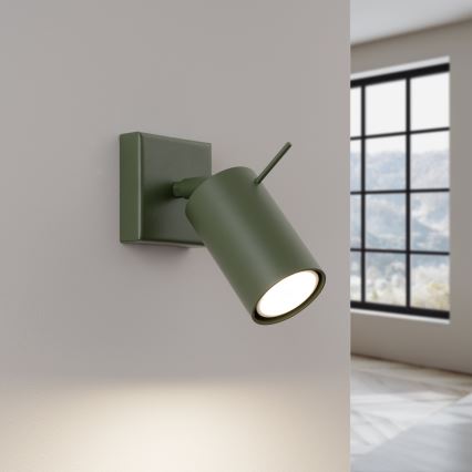 Σποτ τοίχου RING 1xGU10/10W/230V πράσινο