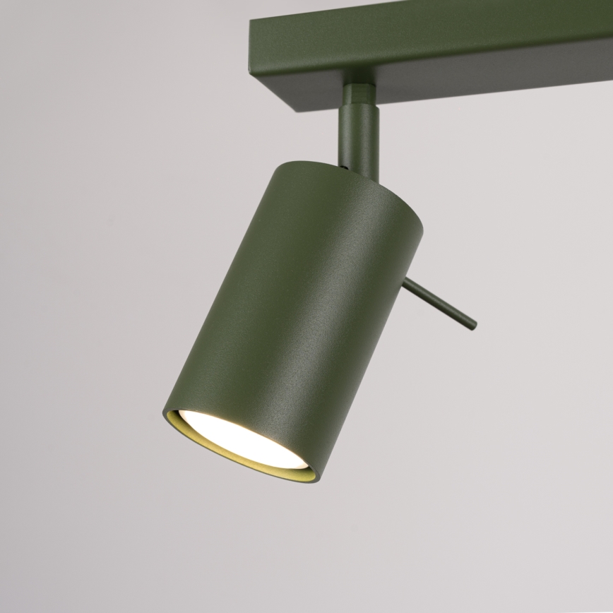 Φωτιστικό σποτ RING 3xGU10/10W/230V πράσινο