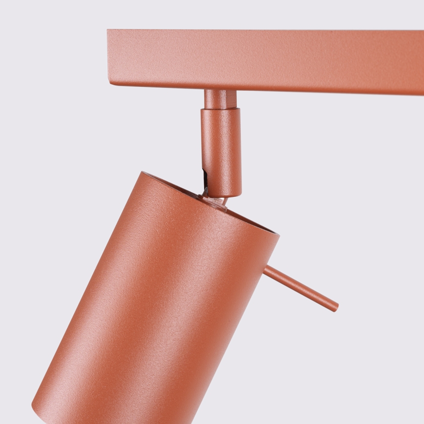 Φωτιστικό σποτ RING 3xGU10/10W/230V κόκκινο