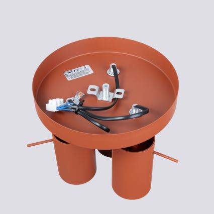 Φωτιστικό σποτ RING 3xGU10/10W/230V κόκκινο