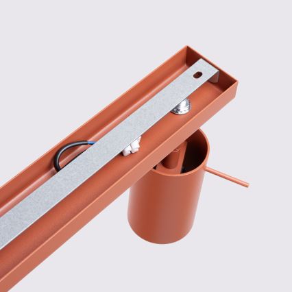 Φωτιστικό σποτ RING 4xGU10/10W/230V κόκκινο