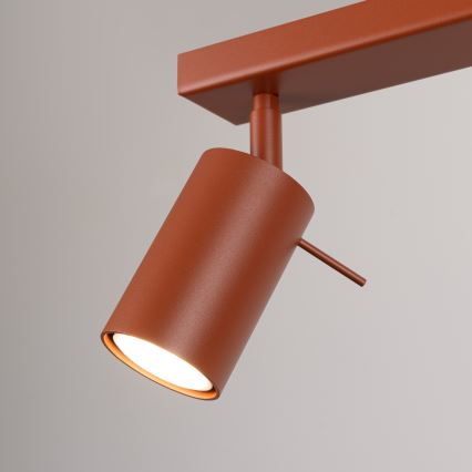Φωτιστικό σποτ RING 6xGU10/10W/230V κόκκινο