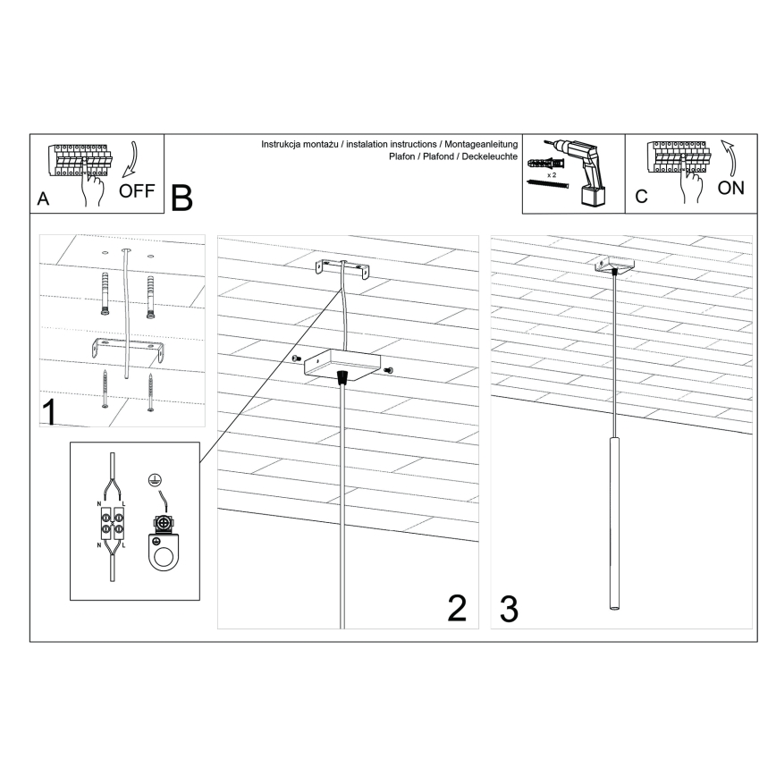 Κρεμαστό φωτιστικό οροφής PASTELO 1xG9/8W/230V κρεμ