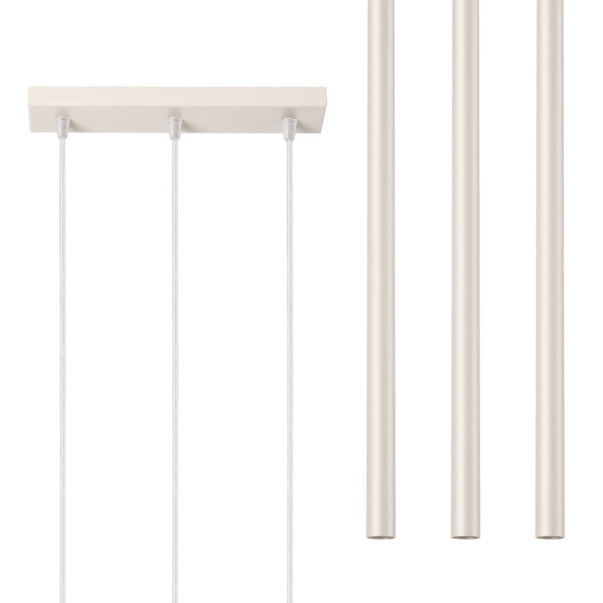 Κρεμαστό φωτιστικό οροφής PASTELO 3xG9/8W/230V κρεμ