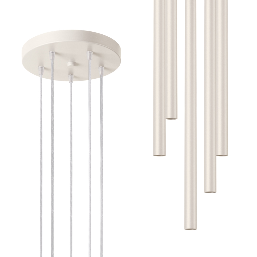 Κρεμαστό φωτιστικό οροφής PASTELO 5xG9/8W/230V κρεμ