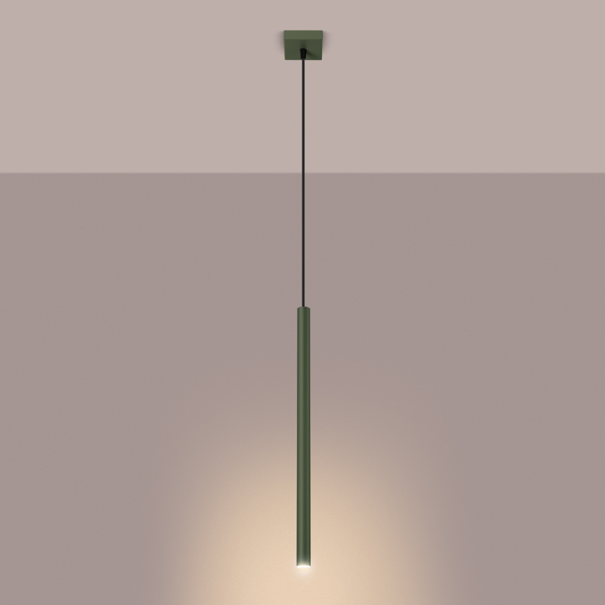 Κρεμαστό φωτιστικό οροφής PASTELO 1xG9/8W/230V πράσινο