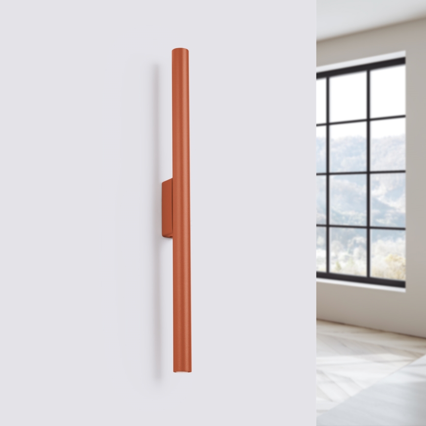 Φωτιστικό τοίχου PASTELO 2xG9/8W/230V κόκκινο