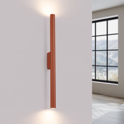 Φωτιστικό τοίχου PASTELO 2xG9/8W/230V κόκκινο