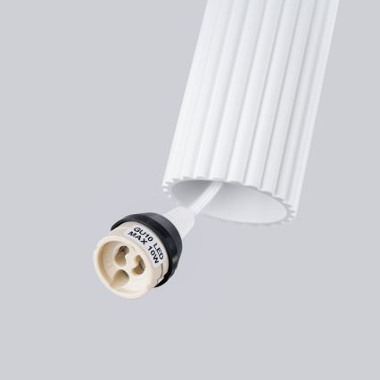 Κρεμαστό φωτιστικό οροφής KARBON 3xGU10/10W/230V λευκό