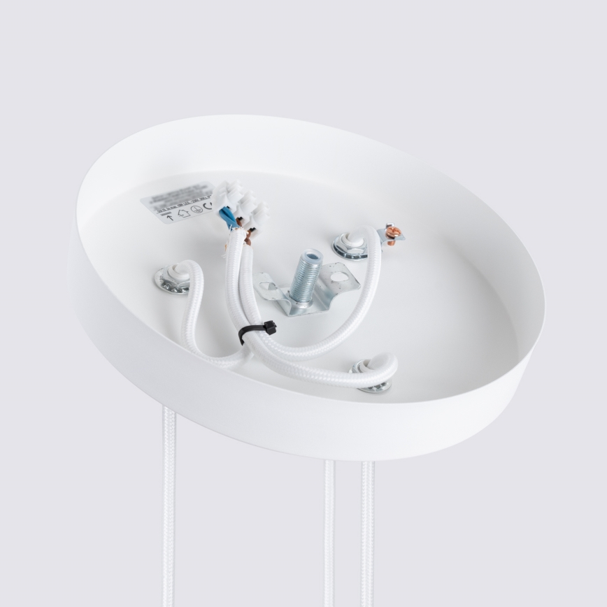 Κρεμαστό φωτιστικό οροφής KARBON 3xGU10/10W/230V λευκό