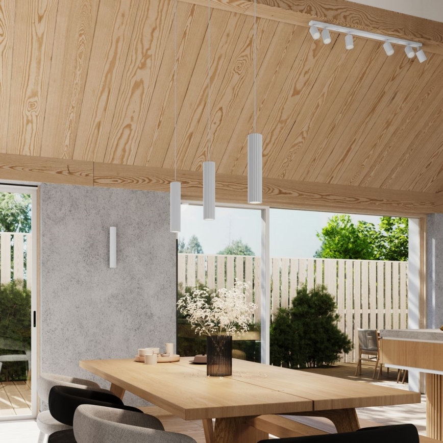 Φωτιστικό τοίχου KARBON 2xGU10/10W/230V λευκό