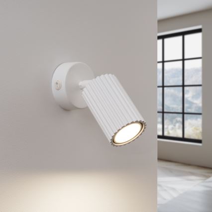 Σποτ τοίχου KARBON 1xGU10/10W/230V λευκό