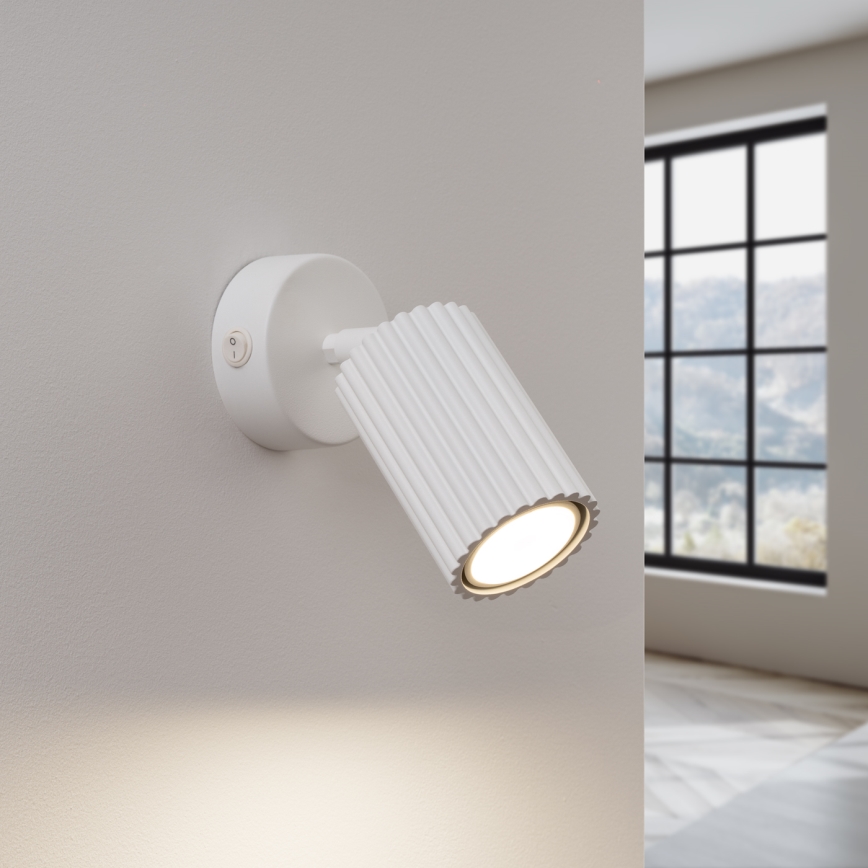 Σποτ τοίχου KARBON 1xGU10/10W/230V λευκό