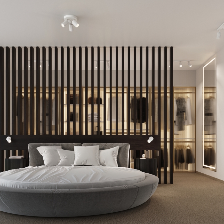 Φωτιστικό σποτ KARBON 2xGU10/10W/230V λευκό