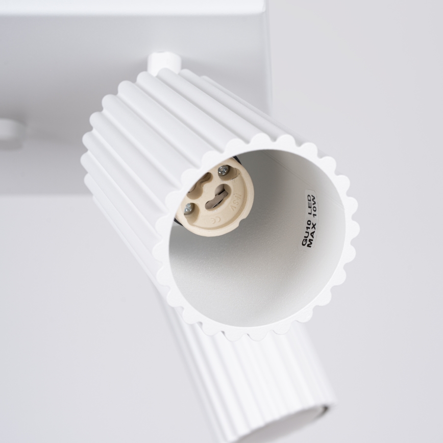 Φωτιστικό σποτ KARBON 4xGU10/10W/230V λευκό