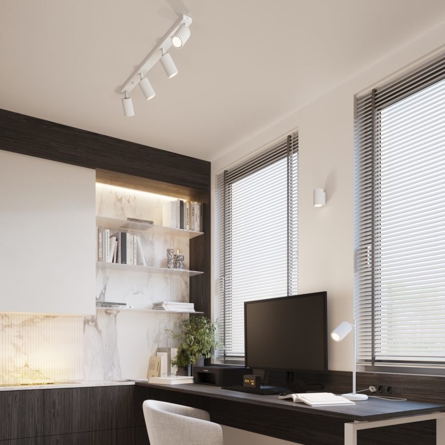 Eπιτραπέζιο φωτιστικό KARBON 1xGU10/10W/230V λευκό