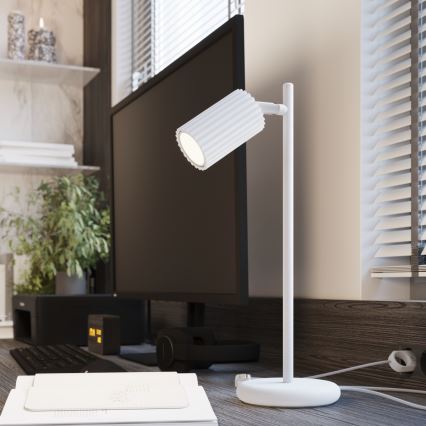 Eπιτραπέζιο φωτιστικό KARBON 1xGU10/10W/230V λευκό