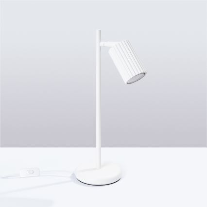 Eπιτραπέζιο φωτιστικό KARBON 1xGU10/10W/230V λευκό