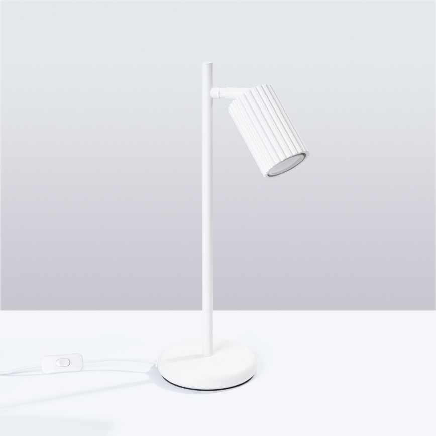 Eπιτραπέζιο φωτιστικό KARBON 1xGU10/10W/230V λευκό