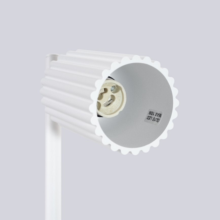 Eπιτραπέζιο φωτιστικό KARBON 1xGU10/10W/230V λευκό