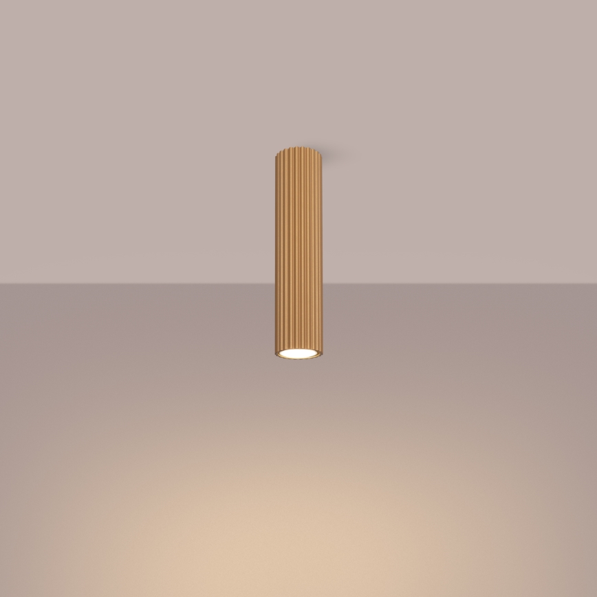 Φωτιστικό σποτ KARBON 1xGU10/10W/230V 30 cm χρυσό