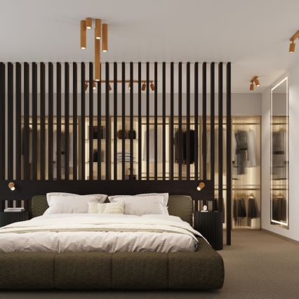 Φωτιστικό σποτ KARBON 1xGU10/10W/230V 60 cm χρυσό