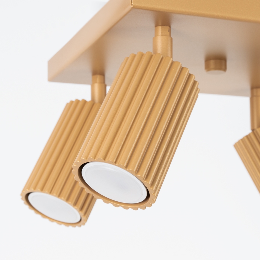 Φωτιστικό σποτ KARBON 4xGU10/10W/230V χρυσό