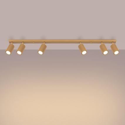 Φωτιστικό σποτ KARBON 6xGU10/10W/230V χρυσό