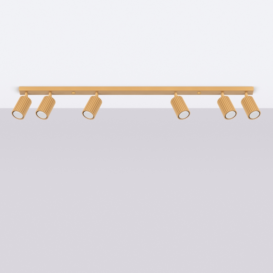 Φωτιστικό σποτ KARBON 6xGU10/10W/230V χρυσό