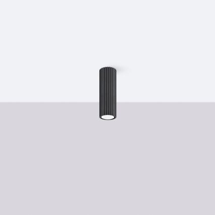 Φωτιστικό σποτ KARBON 1xGU10/10W/230V 20 cm μαύρο