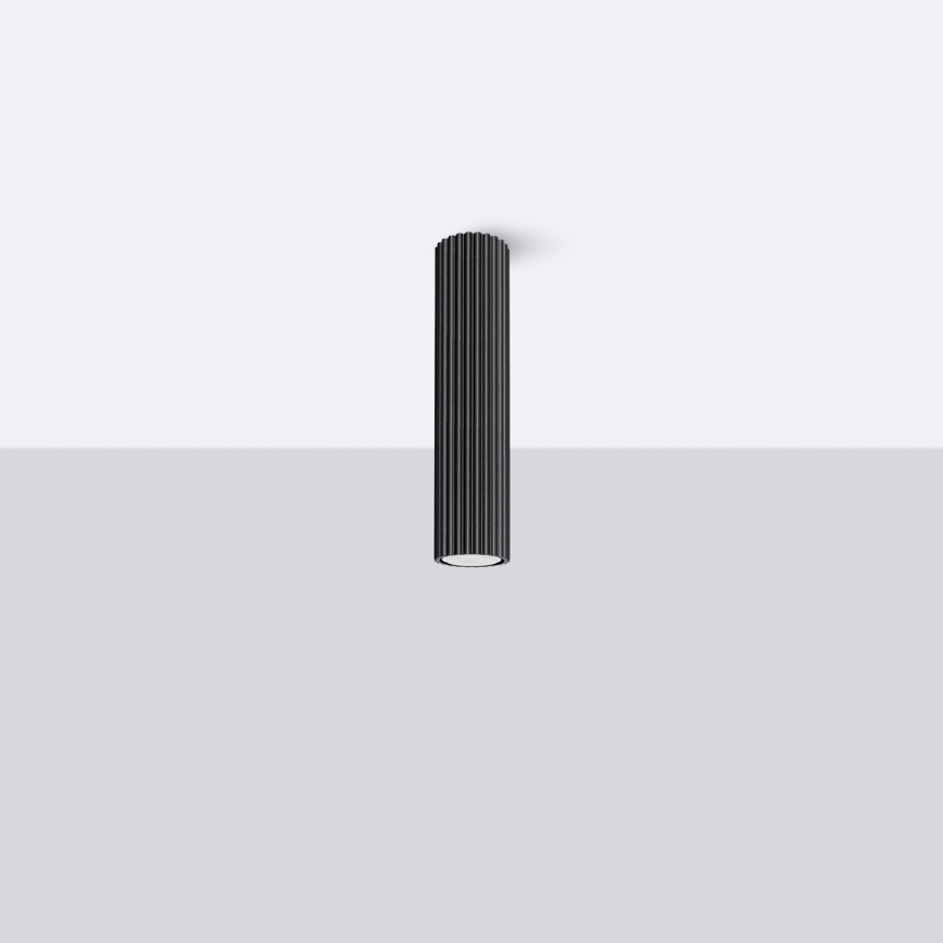 Φωτιστικό σποτ KARBON 1xGU10/10W/230V 30 cm μαύρο