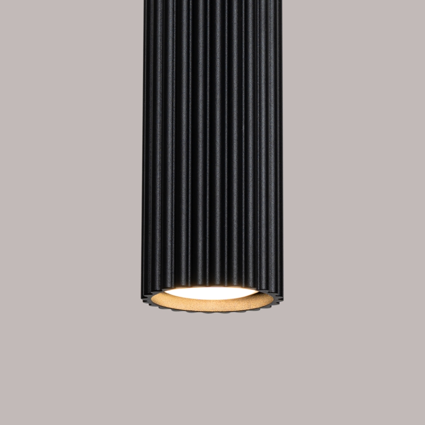Κρεμαστό φωτιστικό οροφής KARBON 1xGU10/10W/230V μαύρο