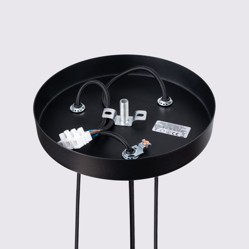 Κρεμαστό φωτιστικό οροφής KARBON 3xGU10/10W/230V μαύρο