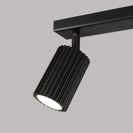 Φωτιστικό σποτ KARBON 2xGU10/10W/230V μαύρο