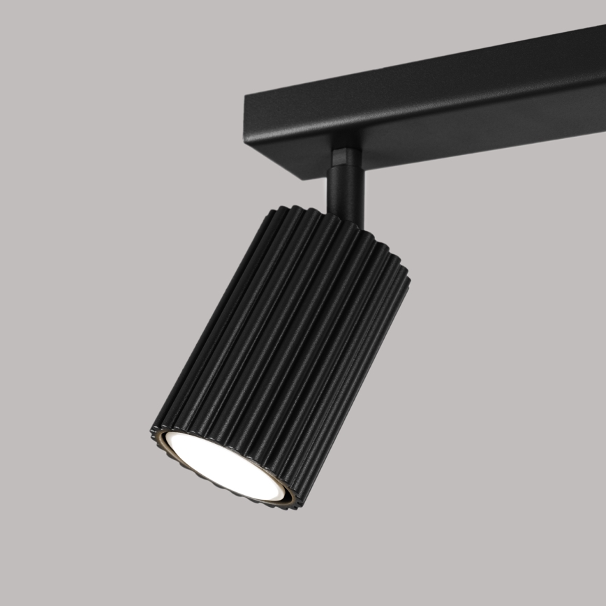 Φωτιστικό σποτ KARBON 2xGU10/10W/230V μαύρο