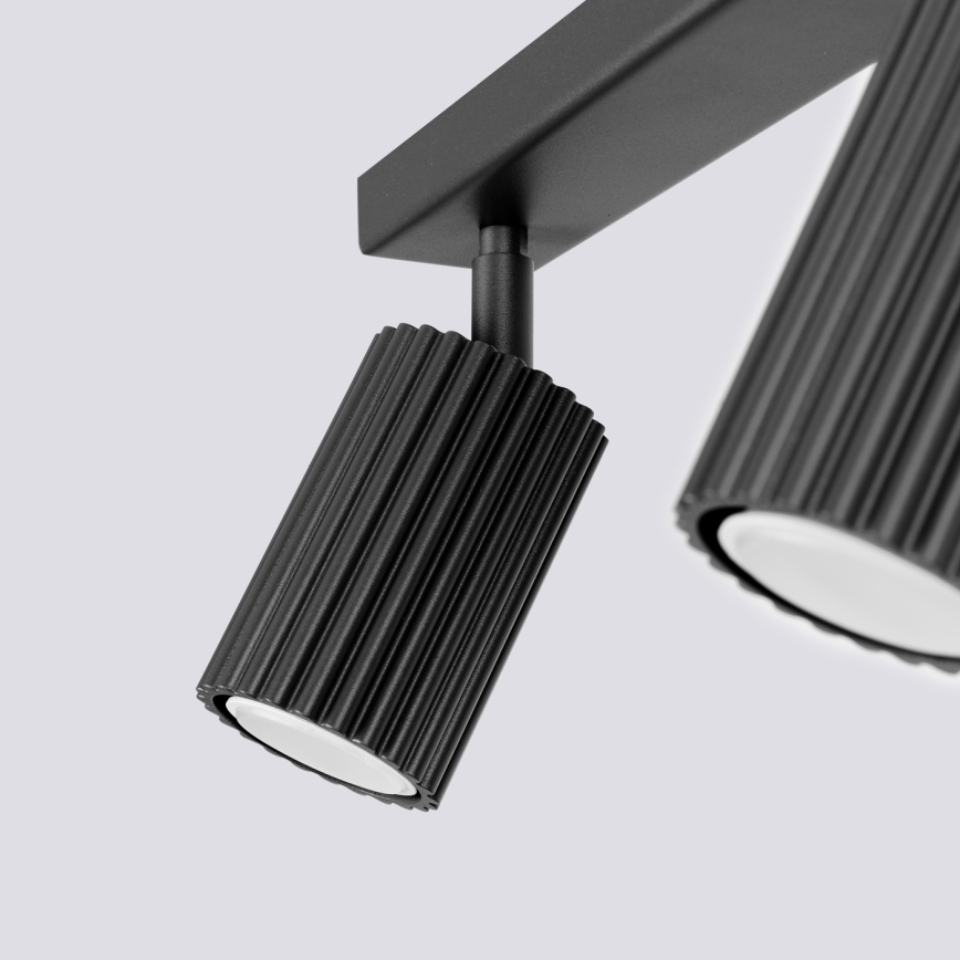 Φωτιστικό σποτ KARBON 2xGU10/10W/230V μαύρο