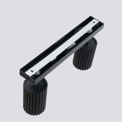 Φωτιστικό σποτ KARBON 2xGU10/10W/230V μαύρο