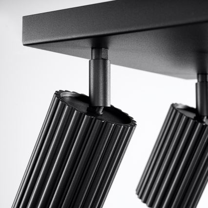 Φωτιστικό σποτ KARBON 4xGU10/10W/230V μαύρο