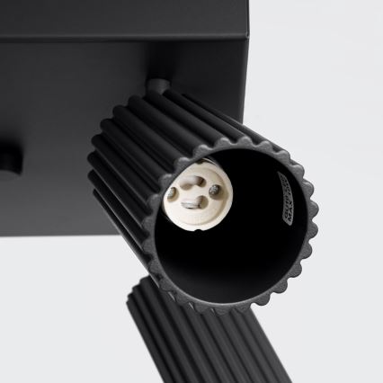 Φωτιστικό σποτ KARBON 4xGU10/10W/230V μαύρο