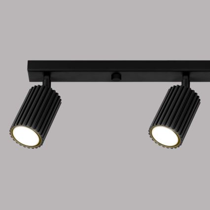 Φωτιστικό σποτ KARBON 4xGU10/10W/230V μαύρο